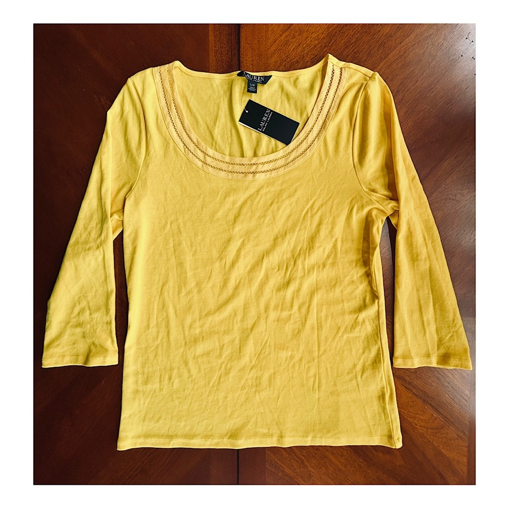 Ralph Lauren Yellow Blouse